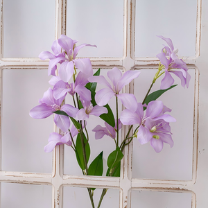 Flores Artificiales de Lirio de Llama de Nuevo Diseño, Flores de Seda para Decoración del Hogar o Decoración de Bodas - Product Image 4