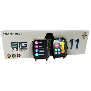 Montre Intelligente <span class=keywords><strong>T900</strong></span> Pro Max L en Gros, Grande Écran, Sports Rotatifs, Appels, Montre Connectée S9 S10 Homme Femme Série 11 - Product Image 1