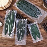 Feuilles de bambou naturelles de qualité alimentaire pour sushi |   Rouleaux de riz collant professionnels |   Emballage en vrac pour dim sum en feuille de bambou