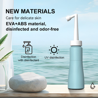 Kit de toilette portable pour soins périnéaux post-partum, avec pulvérisateur de bouteille péri, pour l'hygiène et le nettoyage corporel, Shattaf de voyage rafraîchissant
