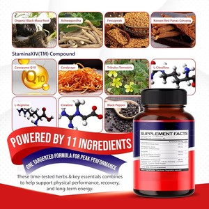 Cápsulas de Raíz de Maca ODM, Suplemento Vegano Certificado para Hombres y Mujeres - Product Image 3