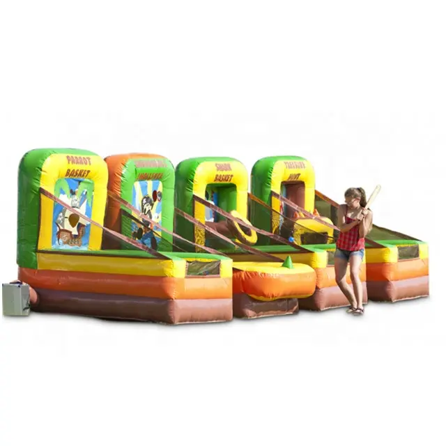 रंगीन आउटडोर एन इनडोर inflatable कार्निवल खेल बच्चों के लिए inflatable खेल इंटरैक्टिव मज़ा