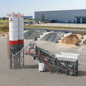 Planta Mezcladora de Concreto Móvil de Alta Eficiencia, Gran Capacidad, para Prefabricados, con Motor de Bomba Central, Ampliamente Utilizada - Product Image 1