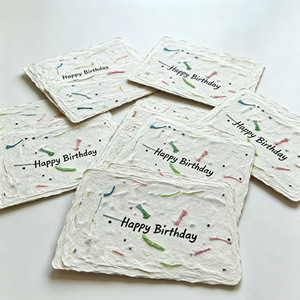 Cartes en papier semable de graines pour le 1er <span class=keywords><strong>anniversaire</strong></span> de bébé et les anniversaires d'adultes, invitations créatives - Product Image 4