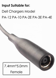 Câble d'Alimentation DC <span class=keywords><strong>Adaptateur</strong></span> Chargeur pour <span class=keywords><strong>Ordinateur</strong></span> <span class=keywords><strong>Portable</strong></span>, Connecteur Femelle 7,4*5,0mm vers Mâle à Broche Centrale 4,5*3,0mm pour <span class=keywords><strong>Ordinateur</strong></span> <span class=keywords><strong>Portable</strong></span> <span class=keywords><strong>Dell</strong></span> - Product Image 3