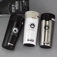 380ml 510 ml Mug Kopi Termal Premium untuk Perjalanan, Vakum Terisolasi, Dinding Ganda, Baja Tahan Karat, dengan Tutup Flip