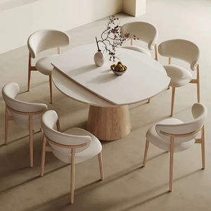 XYBF Set Tavolo da Pranzo Semplice Quadrato o Rotondo per Ristorante, Sala da Pranzo, Hotel - Product Image 2