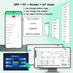 Bộ cân bằng thông minh TDT 3A Active Balancer <span class=keywords><strong>Smart</strong></span> BMS cho gói pin LiFePO4 8S 16S 100A 200A 300A, hệ thống lưu trữ năng lượng với WiFi, BT, màn hình LCD, mạch <span class=keywords><strong>PCB</strong></span> - Product Image 6