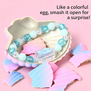 Creative Water-Hatching <b>Shell</b> Children's Series Toys Girls' Ocean Necklace Ornaments Surprise Gift Blind Box Kids - Product Image 4