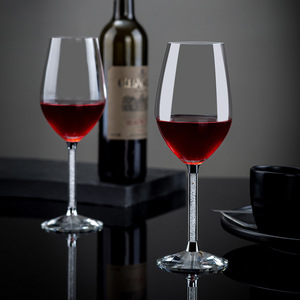 Sáng Tạo Sang Trọng Kim Cương Gốc Rượu Vang Thủy Tinh Và Rượu Vang Phụ Kiện Quà Tặng <span class=keywords><strong>Set</strong></span> Với Da Hộp Quà Tặng Cho Đám Cưới Bên Kinh Doanh - Product Image 3