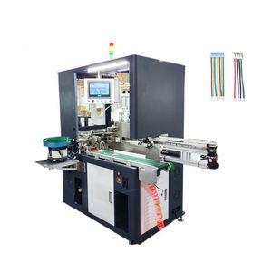 Haute précision automatique gainé fil pelage terminal sertissage étamage boîtier en plastique insertion machine bonne qualité - Product Image 2
