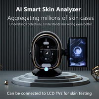 Analyseur de peau numérique, appareil d'analyse de la peau, miroir 3D automatique portable, scanner de peau du visage, beauté Factory AI Magic