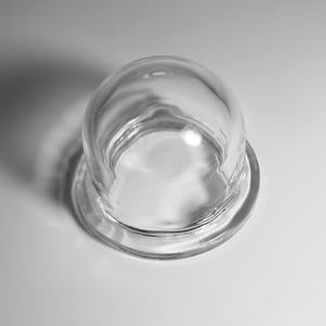 플랜지가있는 VY 광학 하이 퀄리티 광학 석영 유리 하이퍼 반구형 돔 렌즈 - Product Image 2