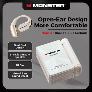 Écouteurs sans fil Bluetooth Monster Ac530, chargement de type C 5.0, pour le sport, le jeu, la course à pied, pour une utilisation transfrontalière - Product Image 5