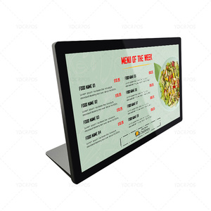 Menu digitale elettronico da tavolo da 21.5 pollici con scheda del Menu del tè del latte del ristorante a forma di L - Product Image 5