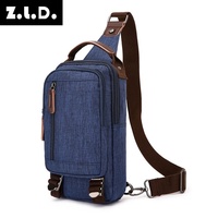 Sac de Poitrine Zippé en Polyester Imperméable Style Anglais, Vente en Gros Fabricant, Tendance, Portable, Utilisation Quotidienne Estivale
