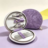 Kit de coupe-ongles pour hommes, outils de manucure, kit de pédicure complet pour la maison, acier au carbone à bord biseauté, emballage de base, qualité export