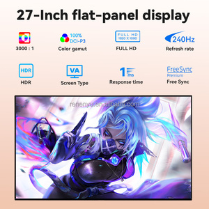 Moniteur de jeu ultra-large Rovesky Factory Direct 27 <span class=keywords><strong>pouces</strong></span> 4K IPS VA Panel 240Hz 1ms Temps de réponse 1500R 120% SRGB Adaptive <span class=keywords><strong>Sync</strong></span> Low - Product Image 2
