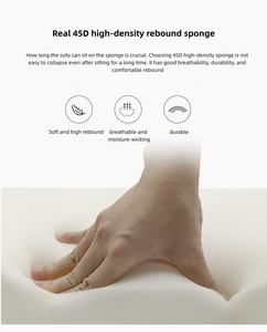 أريكة إيطالية بثلاثة مقاعد بتصميم عصري، مصنوعة من القماش المزخرف، مناسبة للفلل والفنادق الصغيرة والمتوسطة الحجم - Product Image 6