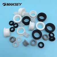 Bouchon en caoutchouc silicone MAKSEY, bouchon de trou traversant, bouchon d'étanchéité, passe-fils rond en silicone, boucle anti-poussière, bouchon en caoutchouc
