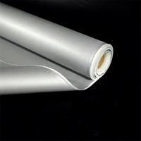 Tissu en fibre de verre enduit de silicone, résistant aux hautes températures, isolation thermique, imperméable, E-Glass