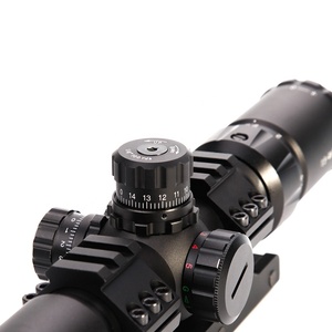 Cannocchiale Tattico Compatto <span class=keywords><strong>LUGER</strong></span> 1.5-4x30 in Lega di Alluminio con Illuminazione Rossa/Verde per Caccia e Osservazione a Lungo Raggio - Product Image 4