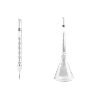 All'ingrosso termometro in vetro borosilicato da laboratorio per macinazione <span class=keywords><strong>di</strong></span> vetreria con tappo chimica attrezzatura da laboratorio per <span class=keywords><strong>distillazione</strong></span> - Product Image 4