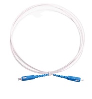 Cable de Fibra Óptica Unifi Preconectado de 2m, SC-SC UPC CAT6 Blanco, Gran Oferta, Alta Calidad, Grado Operador, Monomodo, FTTH FTTB FTTX