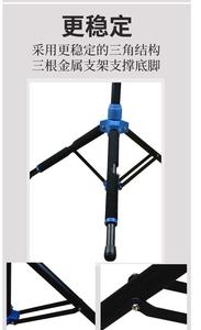 用于原声和电吉他乐器的可调节折叠吉他支架双B支架 - Product Image 3