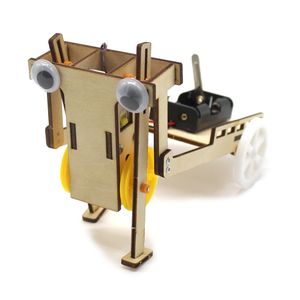 OKYN-G6715 di legno Robot tirare materiale carrello pacchetto modello scientifico fai da te - Product Image 1