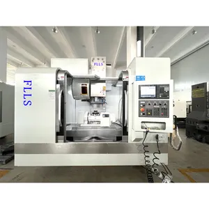 cnc 5th axis rotary table direct drive spindle bt30 tool changer magazine cnc milling machine machining center