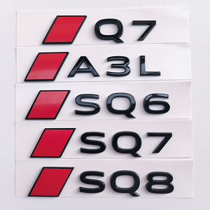 Nuovo Adesivo Decorativo con Logo S Rosso per Modifica del Bagagliaio Posteriore per <span class=keywords><strong>AUDI</strong></span> SQ8 SQ7 SQ6 A3 S3 A5 - Product Image 1