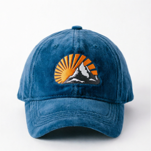 Gorras de Béisbol Verdes de Terciopelo Cálido, Gorra de Béisbol de 5 Paneles con Visera Curva Personalizada, Gorras Cálidas y Suaves para Exteriores - Product Image 2