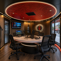 Studio de diffusion modulaire préfabriqué, maison mobile, cabine insonorisée portable pour podcast et enregistrement vocal