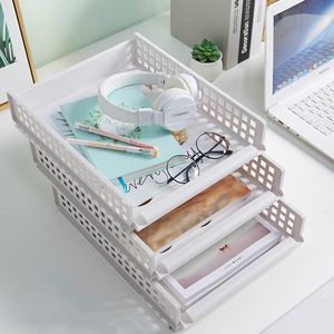 Caja de almacenamiento de cajón plegable apilable para organizador de armario, estante divisor de armario para almacenamiento de ropa - Product Image 5