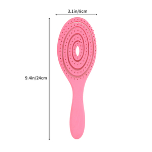 Spazzola Districante Ventilata in Nylon Rosa per Capelli Bagnati con Logo Personalizzato all'Ingrosso, Setole Morbide e Design Cavo per Donna, di Grande Successo - Product Image 5