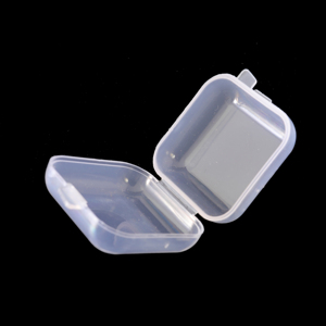Düşük adedi şeffaf boş boncuk kutusu organizatör <span class=keywords><strong>mini</strong></span> temizle takı şeffaf plastik saklama kabı küpe için - Product Image 2