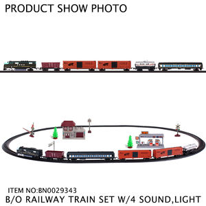 Juguetes Educativos Jacko Toys, Estación de <span class=keywords><strong>Tren</strong></span> Eléctrica DIY, Juego de Locomotora con Luz y Música para Niños - Product Image 2