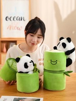 Styles Tendance Chaudes Bambou PANDA Peluches Peluches Doux Coussin Matériel Chinois Jouets