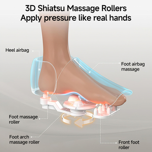 Venta caliente pies Shiatsu aumenta el flujo sanguíneo pies terapia vibratoria shiatsu pantorrilla máquina masajeadora de pies con calor - Product Image 2