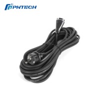 Câble PNTECH Schuko Plug Allemagne Caoutchouc H07RN-F Droit Bc05a pour Micro-onduleur 12A Cuivre