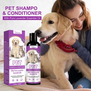 Shampoo pour animaux de compagnie Yegbong à l'huile essentielle de lavande pure à 100 %, formule sans larmes, <span class=keywords><strong>anti</strong></span>-démangeaisons, lissant, naturel, en stock - Product Image 1