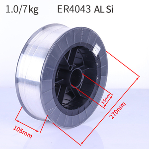 1.0mm 0.5KG AL ALSi ALMg Aws A5.10 Er1070 Er4043 Er5356 Fil de soudage en alliage d'aluminium/aluminium MIG - Product Image 5