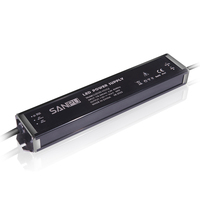 Alimentation LED étanche IP67 pour extérieur 12V/24V AC/DC, alimentation à découpage pour caméra CCTV, alimentation pour bande lumineuse fine, courant de sortie 5A