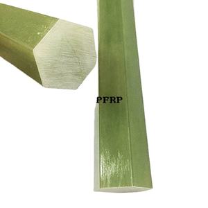 Palo de fibra de vidrio epoxi hexagonal sólido ignífugo - Product Image 1