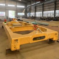 Nouvelles poutres de levage semi-automatiques de 45 tonnes de charge utile pour conteneurs maritimes de 40 pieds avec élingue pour usine de fabrication