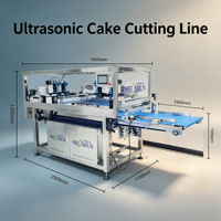 Machine à découper le pain à ultrasons pour la production en boulangerie : tranches uniformes, bords propres, manipulation de la pâte et transformation alimentaire commerciale
