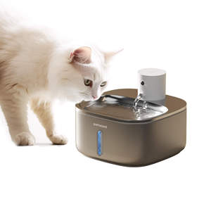 Fontaine à eau sans fil en acier inoxydable pour animaux de compagnie, 3,2 l, capteur infrarouge, cloche automatique pour chiens et chats, détachable - Product Image 3