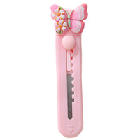 Cuchillo Plegable Multiusos con Diseño de Mariposa Kawaii para Niños, Venta al Por Mayor