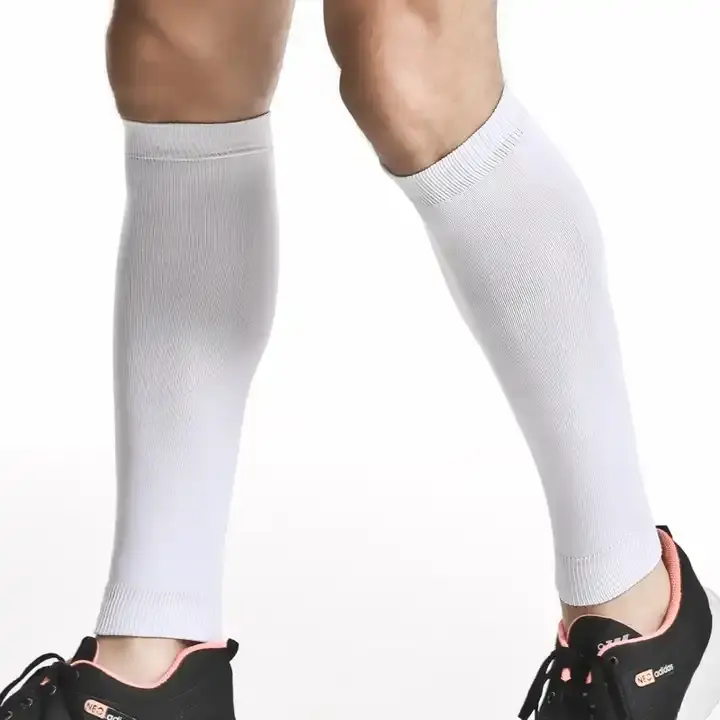 2023 nouveau Football chaussettes manches protège-tibia mollet protecteur personnalisé Protection Logo impression Compression mollet manches